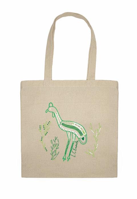 Shopping Tote Bag - Cassowary By Louis Enoch