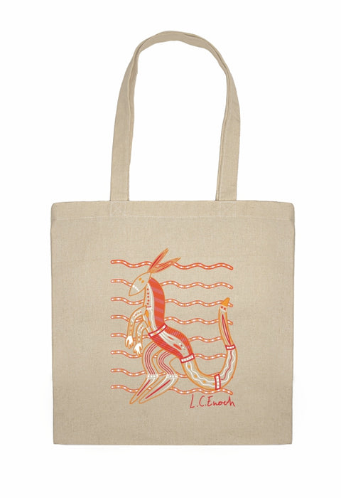 Shopping Tote Bag - Kangaroo By Louis Enoch