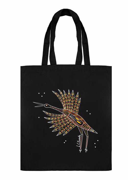 Shopping Tote Bag - Brolga By Louis Enoch