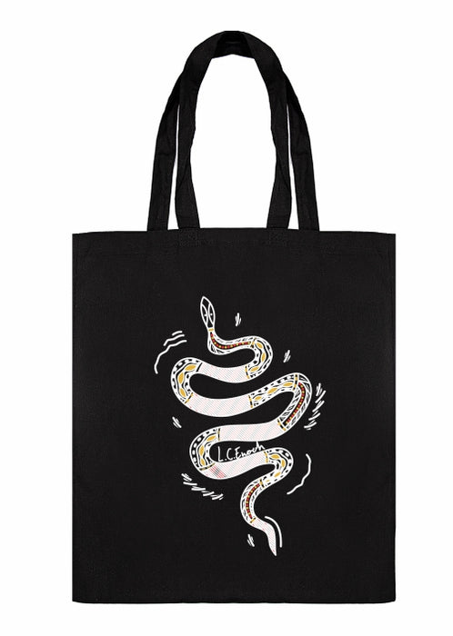 Shopping Tote Bag - Snake By Louis Enoch