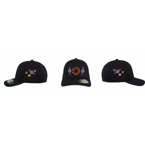 Eezifit Baseball Cap - Women Gathering At Waterholes By Merryn Apma