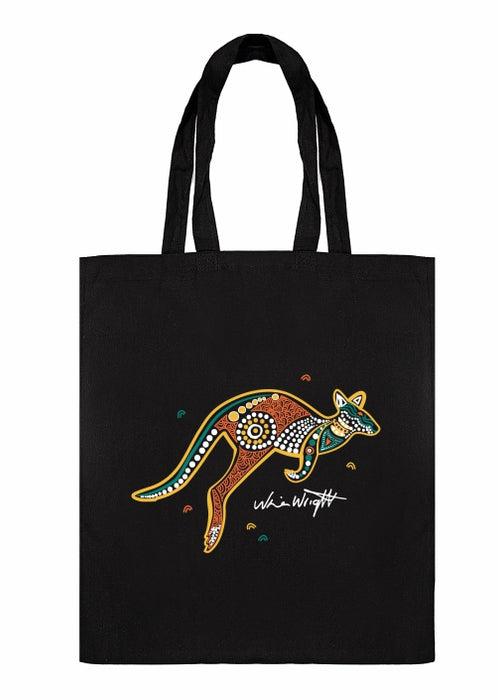 Shopping Tote Bag - Wawi (Red Kangaroo) By Nina Wright