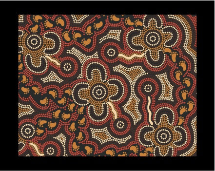 Canvas Art Print - On Walkabout Ochre By Karen Taylor