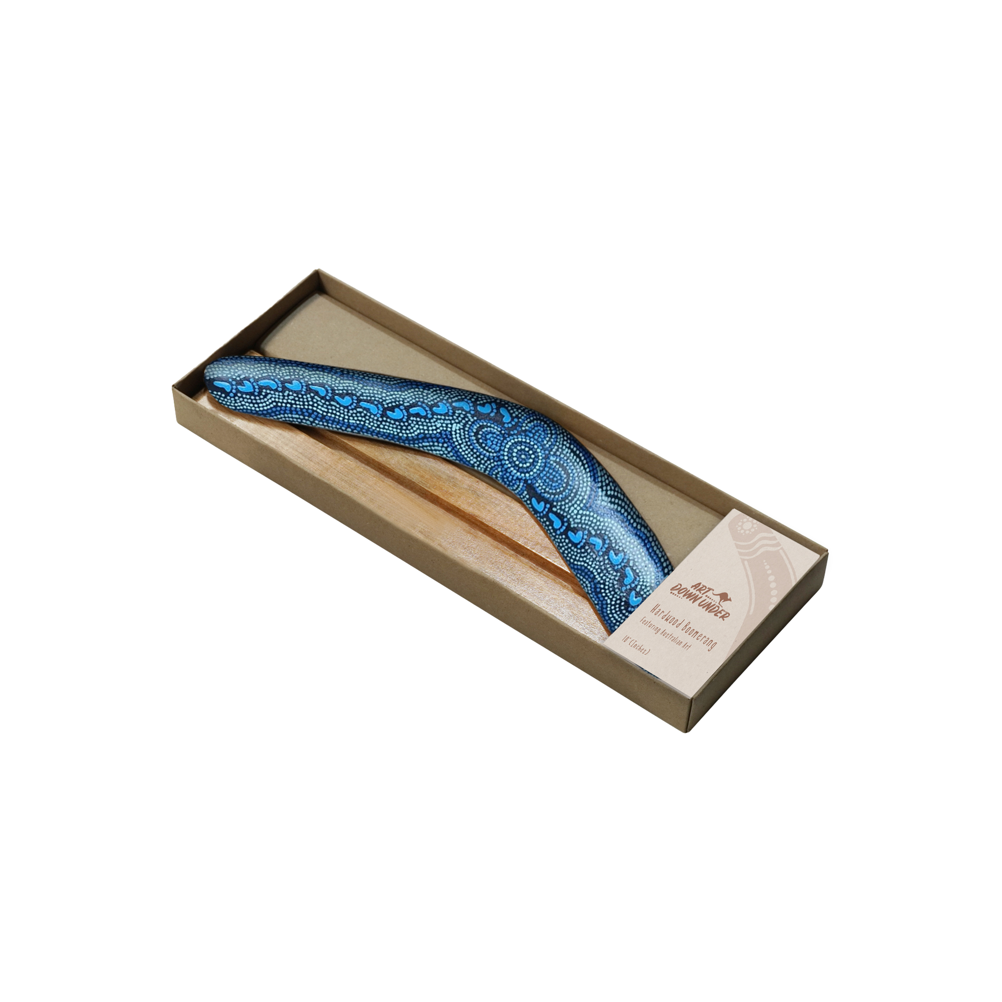 Boomerang - On Walkabout Blue By Karen Taylor