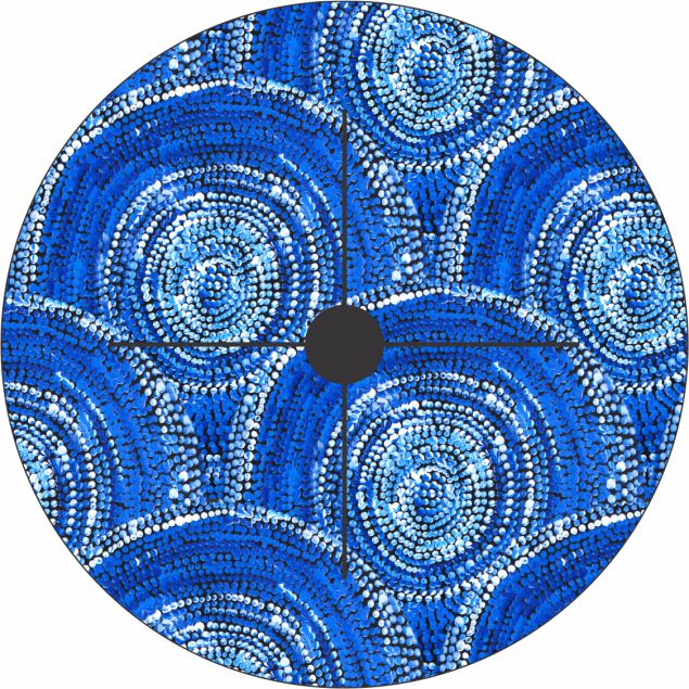 Gari Dari Wine Glass Base Cover