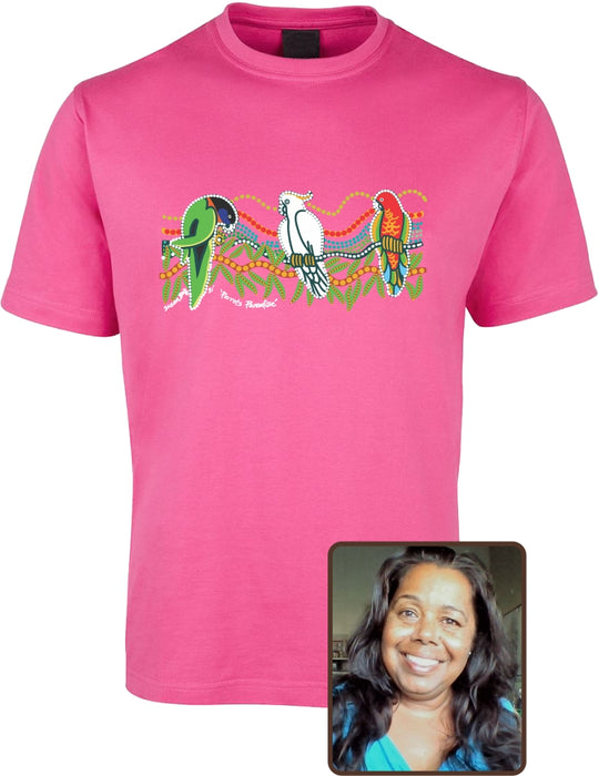 T Shirt Kids Regular Fit - Susan Betts, Parrots Paradise Design