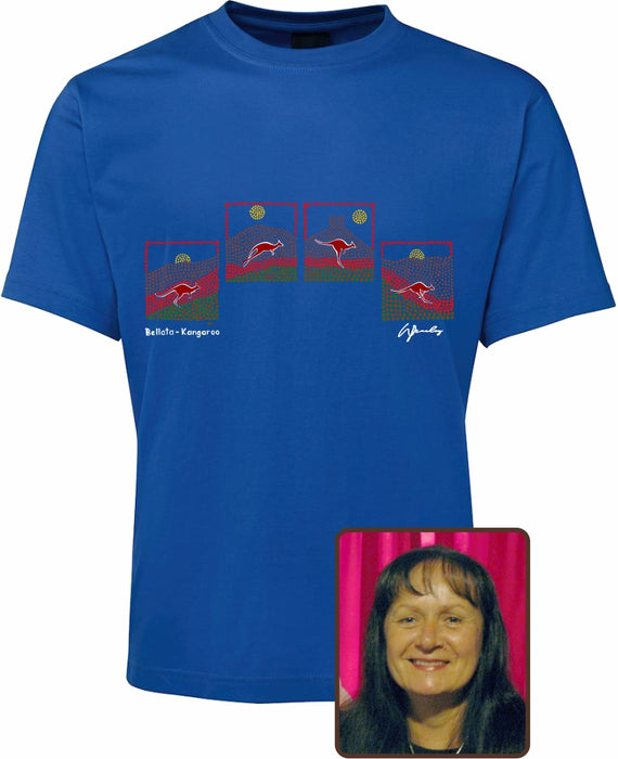 T Shirt Kids Regular Fit - Wendy Pawley, Bellata Kangaroo Design