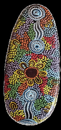 Bullroarer 20cm - Women At Waterholes By Merryn Apma