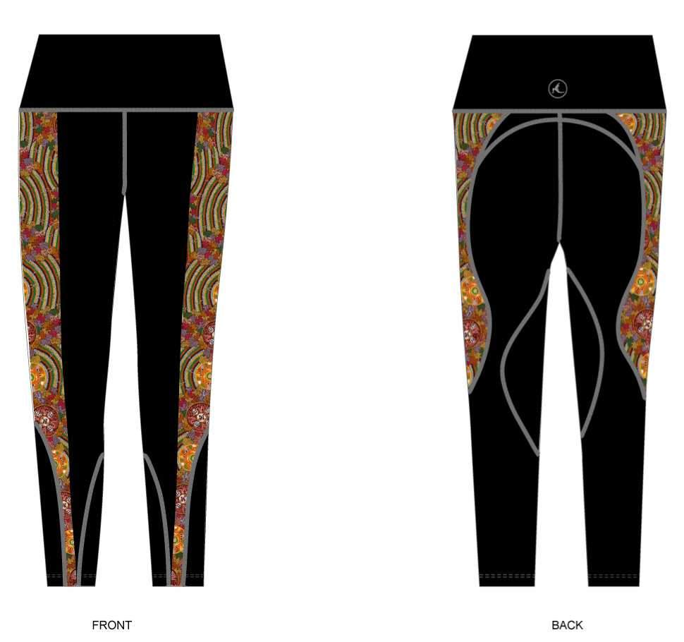 Bulurru Panel Print Leggings
