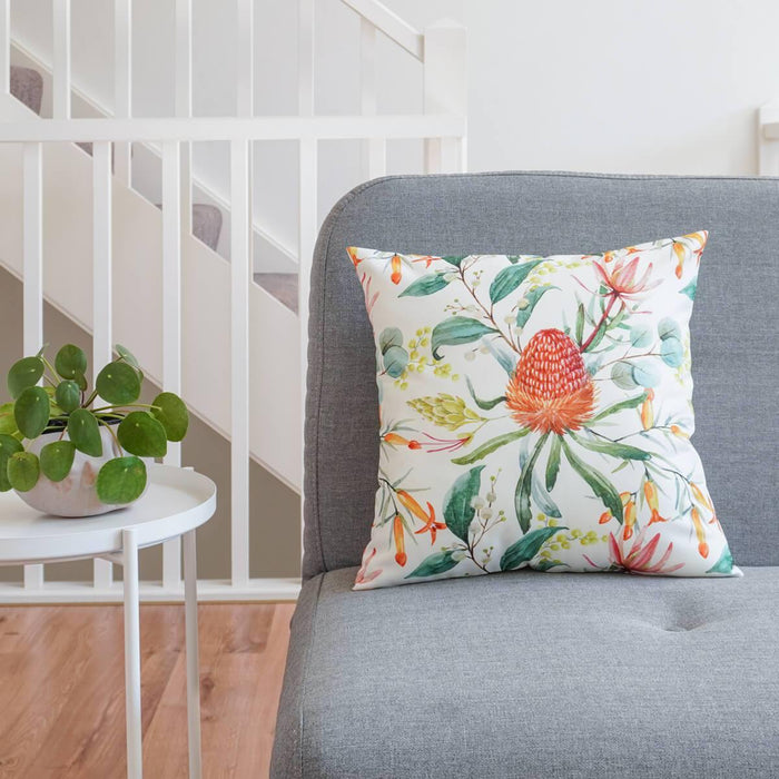 Waste2Wear® Cushion Cover Australian Native Flora - Red Earth Market