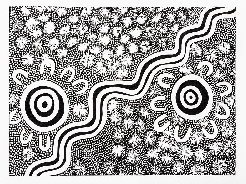 Canvas Art Print - Women Amongst The Spinifex By Merryn Apma