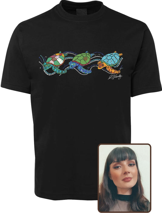 T Shirt ADULT Regular Fit - Alisha Pawley, Turtles Design