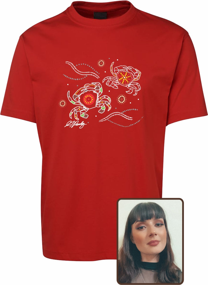 T Shirt ADULT Regular Fit - Alisha Pawley, Crabs Design