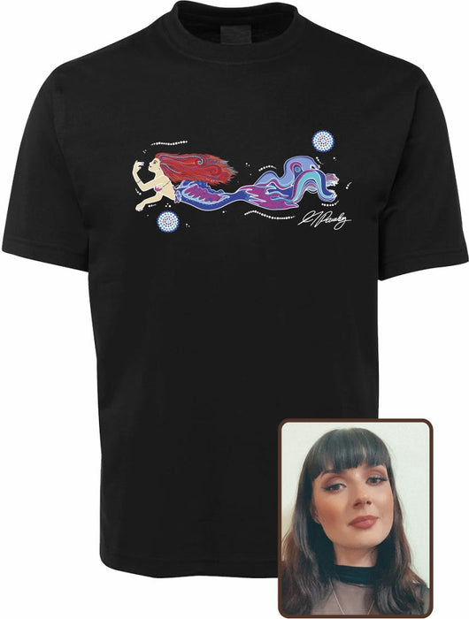 T Shirt ADULT Regular Fit - Alisha Pawley, Mermaid Design