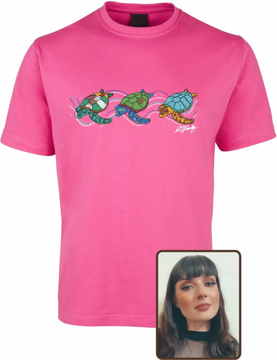 T Shirt Kids Regular Fit - Alisha Pawley, Turtles Design