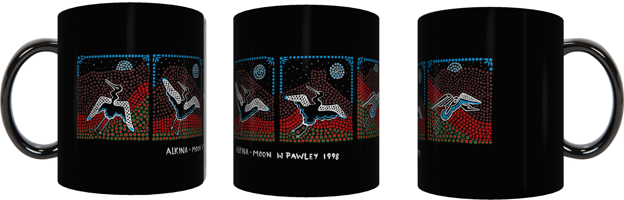 Wendy Pawley Design Black Mug in Gift Box