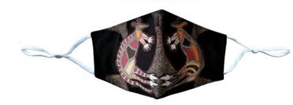 Bulurru Aboriginal Design Face Mask