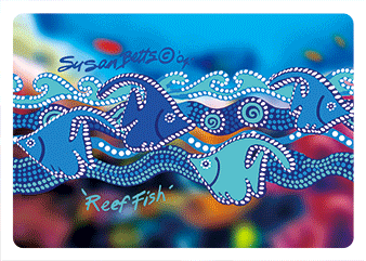 3D Magnet By Susan Betts - Reef Fish