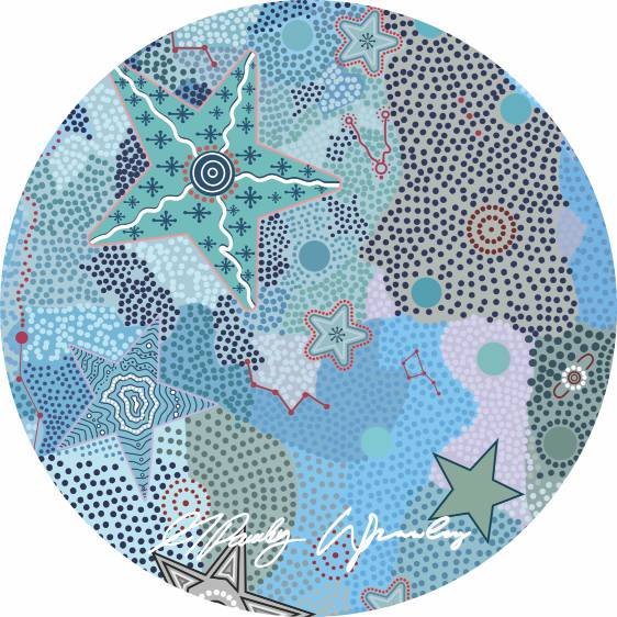 Aboriginal Ceramic Coasters By Alisha Pawley