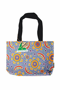 Family Camping Cotton Tote Bag Small