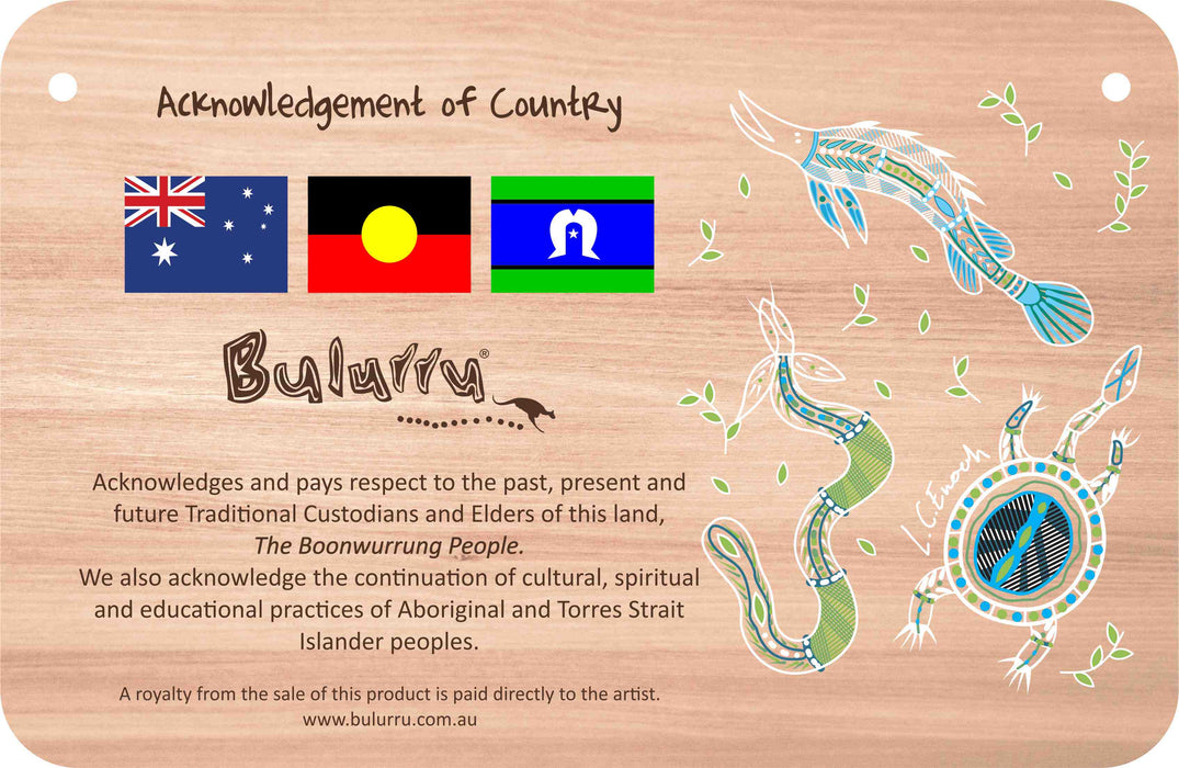Customised Acknowledgement of Country - 287mm x 187mm