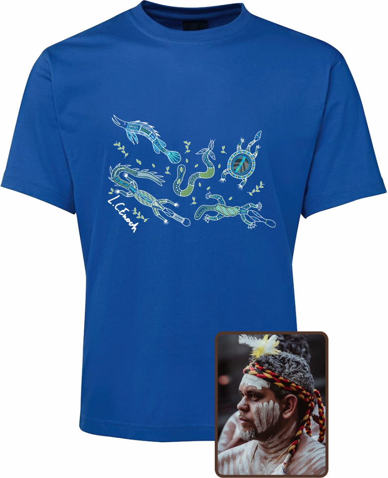 T Shirt Kids Regular Fit - Louis Enoch, Freshwater Totems Design