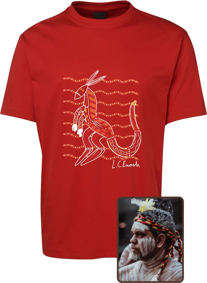 T Shirt Kids Regular Fit - Louis Enoch, Kangaroo Design