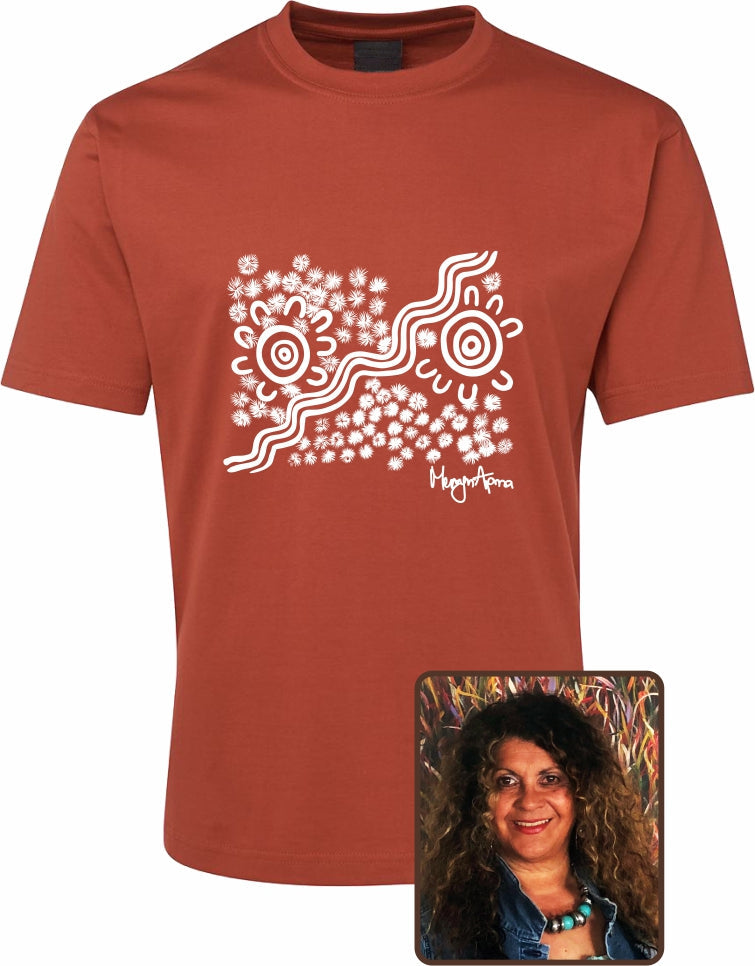 T Shirt ADULT Regular Fit - Merryn Apma, Women Amongst the Spinifex Design