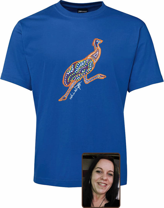 T Shirt ADULT Regular Fit - Nina Wright, Garrdi (Emu) Design