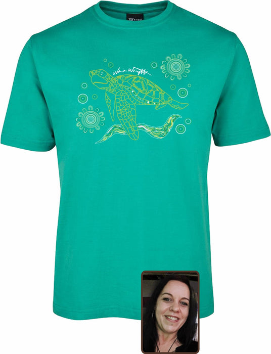 T Shirt ADULT Regular Fit - Nina Wright, Turtle Design