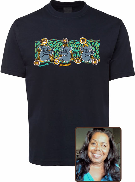 T Shirt ADULT Regular Fit - Susan Betts, Bush Koala Design