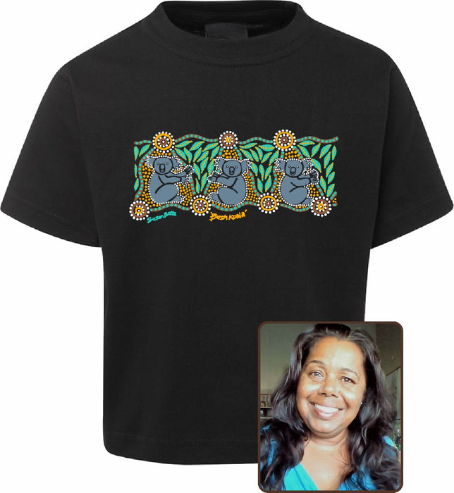 T Shirt Kids Regular Fit - Susan Betts, Bush Koala Design