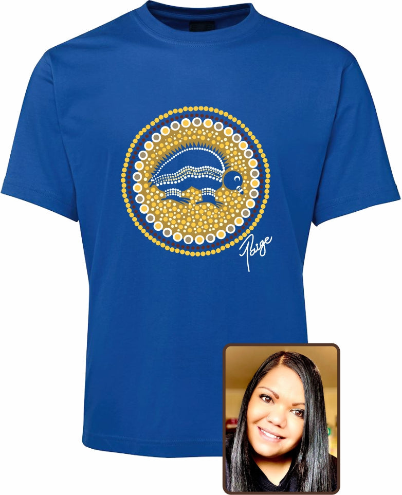 T Shirt ADULT Regular Fit - Tanita Paige, Bush Tucker Hunting Design
