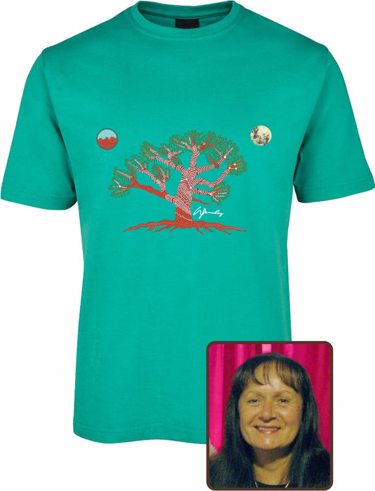 T Shirt ADULT Regular Fit - Wendy Pawley, Wundabaa Spirit Tree Design