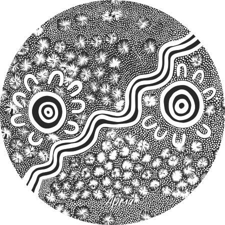 Aboriginal Ceramic Coasters By Merryn Apma