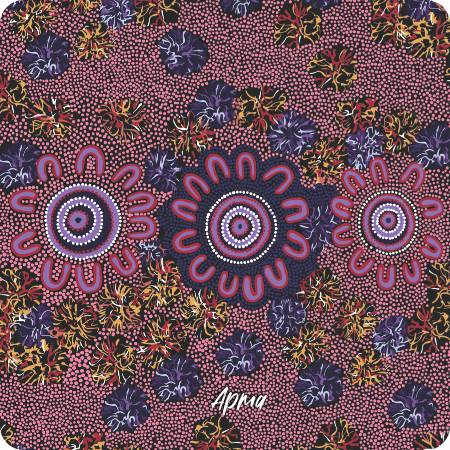 Aboriginal Ceramic Coasters By Merryn Apma