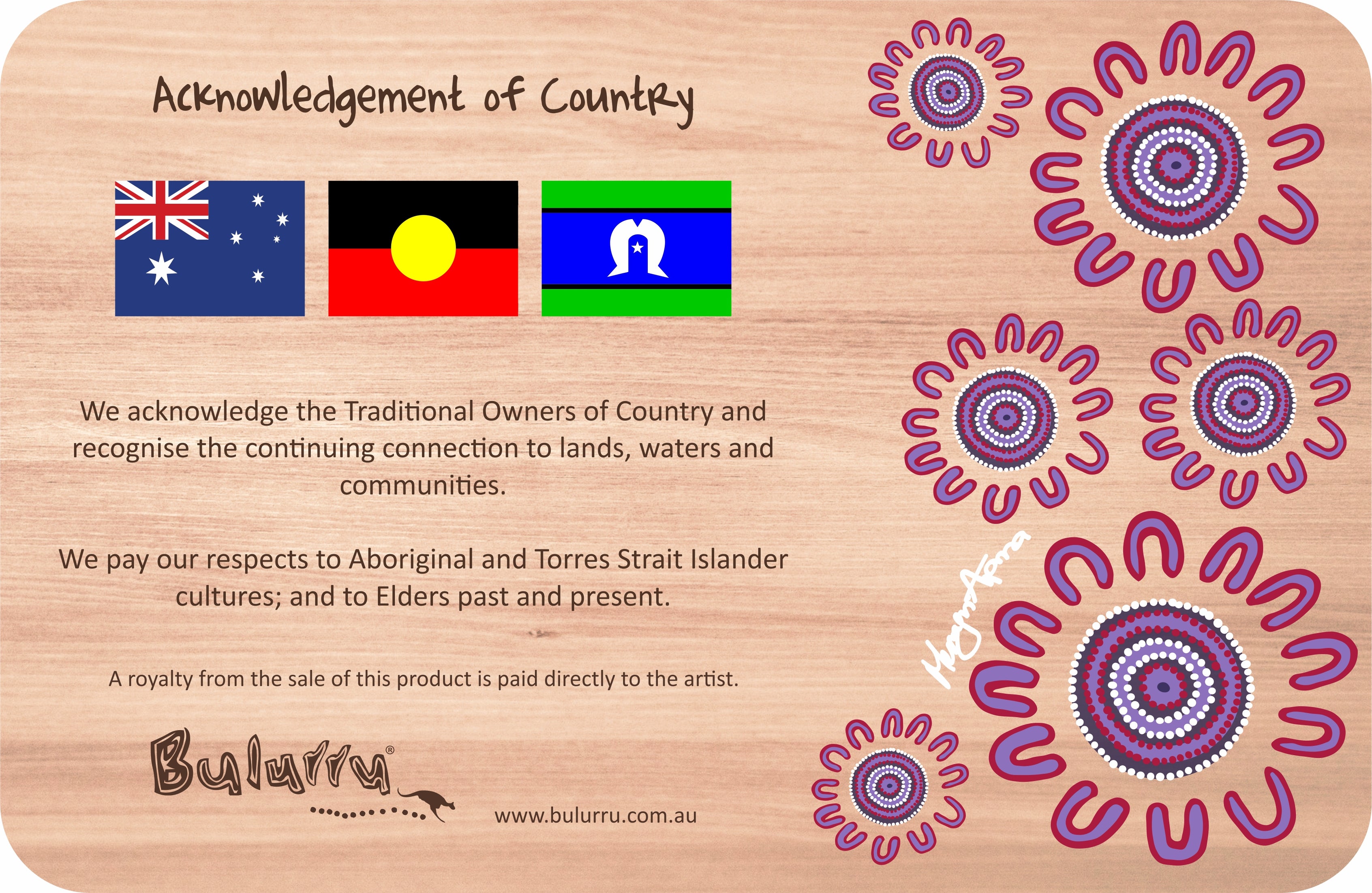 Acknowledgement Of Country 287mm X 187mm Bulurru Shop acknowledgement-of-country-287mm-x-187mm-bulurru-shop